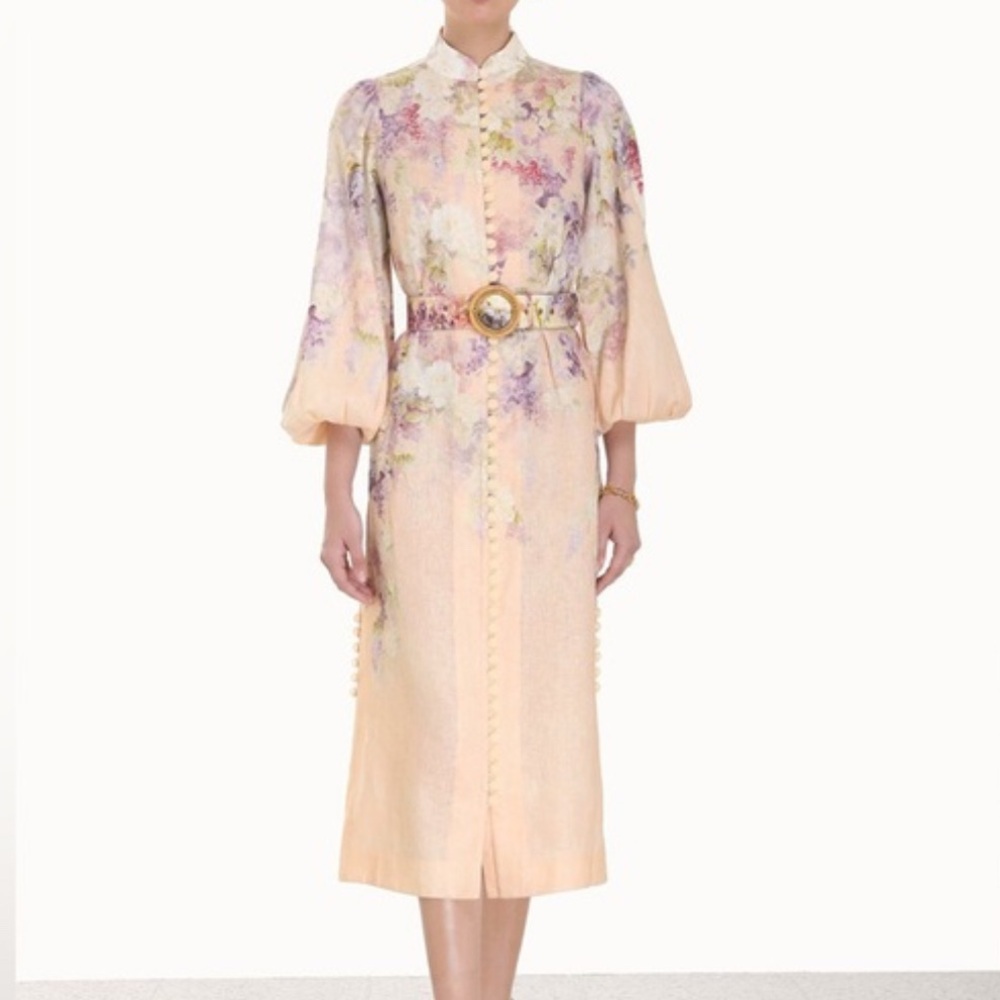 Zimmermann Lyrical Midi Dress Size 1 - Picture 12 of 12